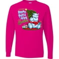thumbnail image 3 of Inktastic I Wanna Hippopotamus for Christmas Cute Hippo Long Sleeve T-Shirt, 3 of 5
