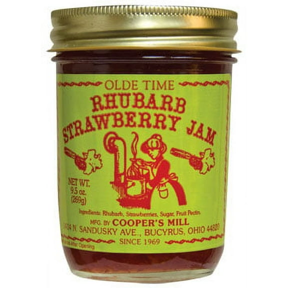Rhubarb Strawberry Jam 9 oz