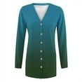 thumbnail image 6 of Delayuji Women’s Cardigan Lightweight Soft Knit Gradient Color Long Sleeve Open Front Coat Cardigan For Women Spring Outfit, 6 of 6