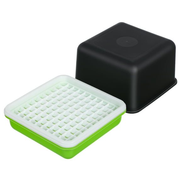 Phenofice Hydroponic Tray Plastic 1Set 6.68X6.68X6.09in