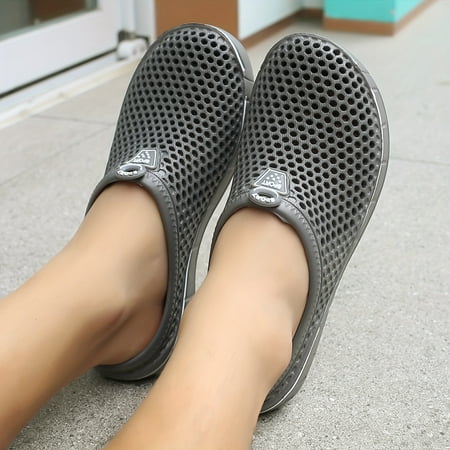 

ComfyMen Slippers - Breathable Non-Slip Hollow Out Design for Ultimate Comfort - Ideal for Outdoor Activities Casual Wear and Relaxation