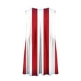 thumbnail image 6 of Viikei Womens Dresses for Wedding Guest,Plus Size Summer Maxi Dress for Women,Women's Summer Print Casual Loose Sleevless V-Neck Dress Red XL, 6 of 6