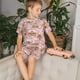 thumbnail image 4 of Balery Gingerbread Houses Pink Wonderland Conjunto de Pijama Infantil de Manga Corta con Estampado – Ropa de Dormir de Algodón Suave-Medium, 4 of 6