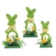 thumbnail image 5 of 3 piezas de madera de Pascua colgante de madera manualidades coronas de Pascua verde para bodas centros de mesa interiores al aire l, 5 of 9