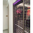 thumbnail image 2 of split Beaded Curtain Doorways Acrylic Hanging Door Beads String Curtains Tassel Room Divider Screen Decor for Doorway Window Living Room Wedding (1, Purple, 39 inch x 78.7 inch), ES041, 2 of 11