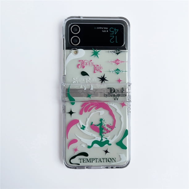 Threebase Funda Para Teléfono Straykids MAXIDENT Case143 Chill TXT Tentación Sugar Rush Ride Para Samsung Galaxy Zflip 3 4 Antigolpes Cubierta A Prueba De Caídas