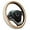 Gold, variant on Universal Fit 15 Inch Car Steering Wheel Cover, Diamond Leather Rhinestone Bling Protector for Women, Crystal Sparkly Auto Accessories Interior