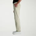 thumbnail image 3 of Men's Haggar®&nbsp;Wrinkle Free Performance Khaki Straight Fit Flat Front Pant Color: Heather Gray Size: 36X30, 3 of 4