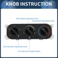 thumbnail image 3 of No.55111840AE Climate Control Module for Jeep Wrangler 2007-2010 Heater A/C Climate Control Panel Black, 3 of 6