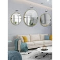thumbnail image 1 of Cadre de Miroir Rond - Or, 1 of 9