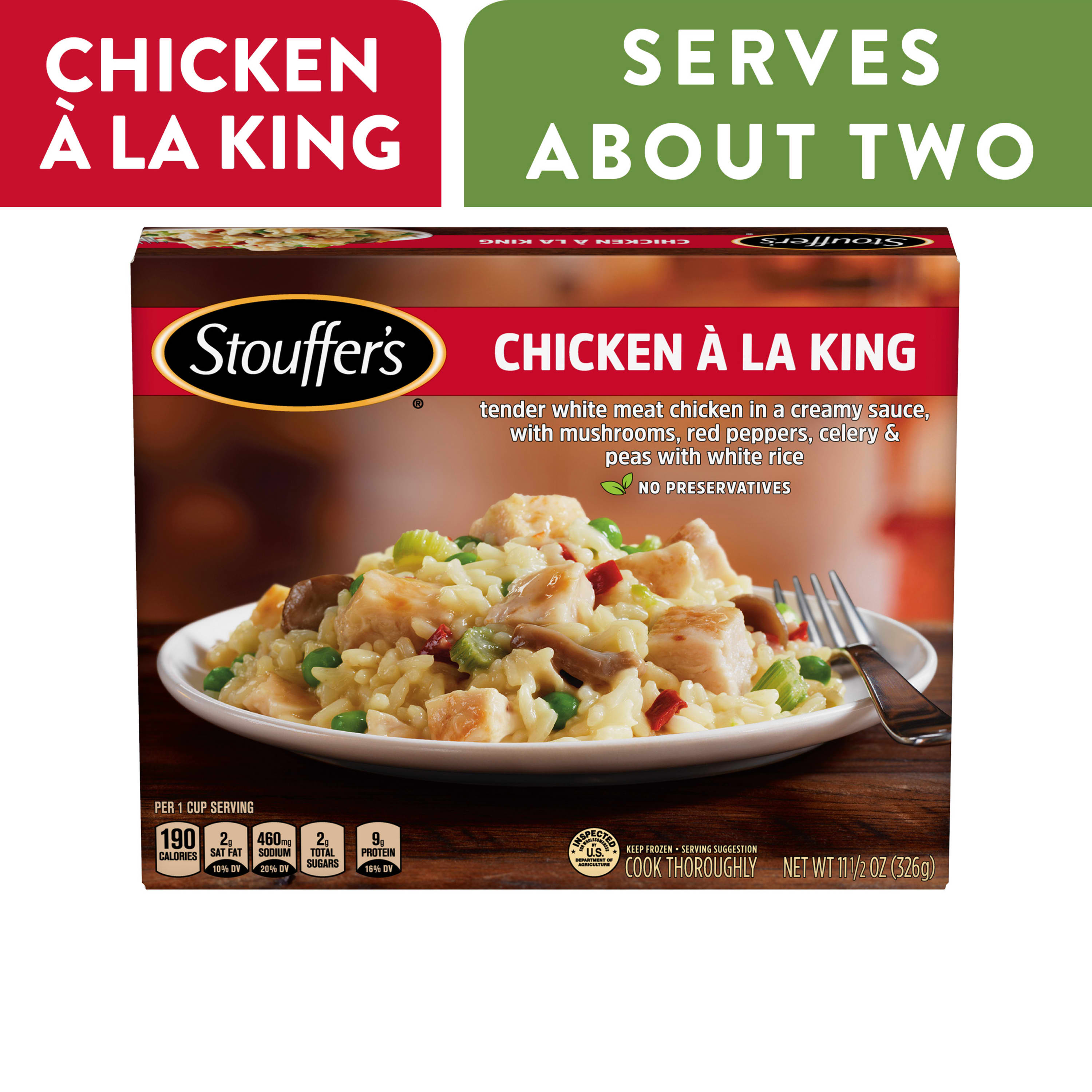 Stouffer's Chicken A La King Meal, 11.5 oz (Frozen)