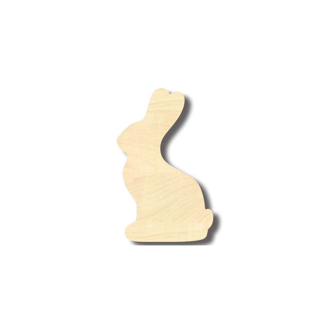 Unfinished Wood Easter Bunny Shape Craft up to 24" DIY 14" / 1/4