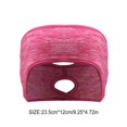 thumbnail image 2 of Wosthever Calentadores de orejas para mujer, cubiertas protectoras flexibles para las orejas, diadema para correr sencilla para mantener el Ciclismo Rosa roja, 2 of 6