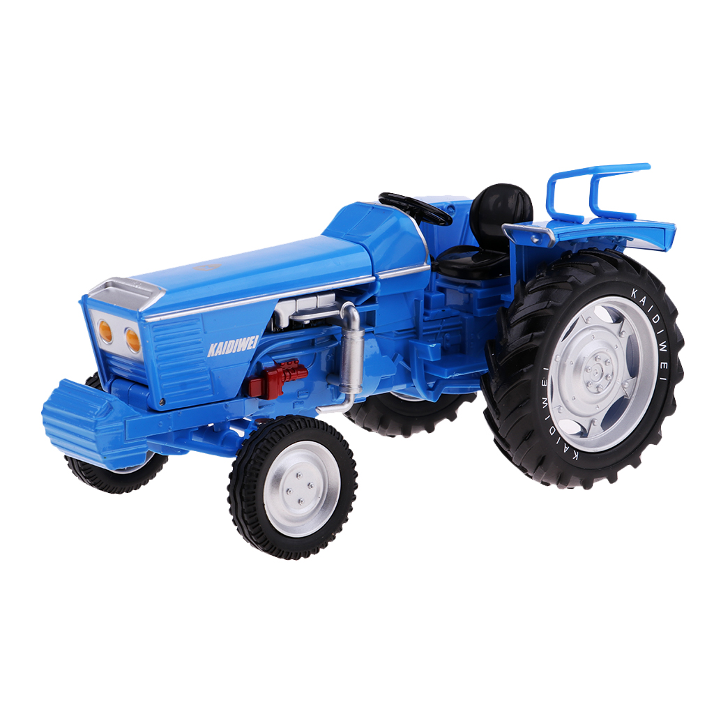 1:18 Blue Alloy Tractor Vehicle Toy for Home Table Decoration toy for kids Gift - image 2 of 6