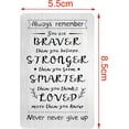 thumbnail image 2 of Wallet Insert Card for Son Daughter Friend Inspirational Gifts for Men Women Birthday Graduation Encouragement Gift for Teen Young Guys- Always Remember (Vertical), 2 of 9