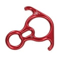thumbnail image 6 of Climbing Descender, Portable 40KN 8mm To 16mm Rock Climbing Rigging Plate  For Expansion Red, 6 of 8