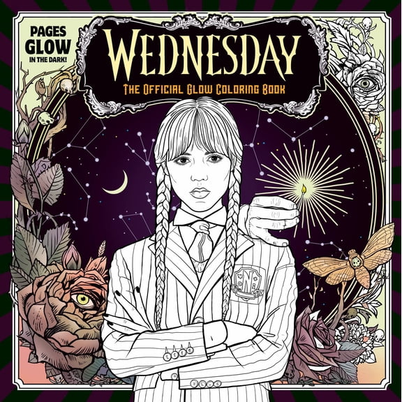 Wednesday Official Glow Coloring Book (Paperback)