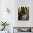 thumbnail image 4 of Nawypu Wall art Posters of Black Kings and Queens,African American Canvas Art Print,Afro King Poster,Black Queen Poster，Fashion Bathroom Bedroom Decor Aesthetic Artwork, 4 of 5