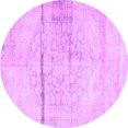 thumbnail image 1 of Ahgly Company Machine Washable Indoor Round Persian Purple Traditional Area Rugs, 6' Round, 1 of 4