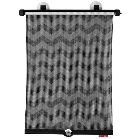 Skip Hop Style Driven Window Shade, Car Window Shade for Baby, Tonal Chevron, 2 Pack
