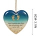 thumbnail image 3 of Uuiauoio Christmas Tree Ornaments, Christmas Decorations, Exquisite Ceramic Pendant, Heart-Shaped Structure, Beach Theme Appearance, Suitable for Xmas Trees, Holiday Decor, 3 of 6