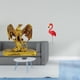 thumbnail image 2 of Escultura,Estatua de resina,figura decorativa para el hogar.,Esculturas de animales coleccionables,Estatua de estaca de jardín,Adorno de flamenco para jardín,patio,porche, 2 of 7