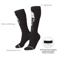 thumbnail image 4 of Balery Gothic Skull Drape Calcetines novedosos Calcetines deportivos Calcetines hasta la rodilla Calcetines de algodón Calcetines originales y geniales, 4 of 6