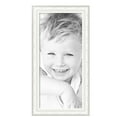 thumbnail image 2 of ArtToFrames 16" x 35" Majestic White Picture Frame, 16x35 inch Silver Wood Poster Frame (WOM-5198),  Pack, 2 of 7