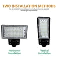 thumbnail image 3 of Proyector LED de 100/50 W, 220 V, 240 V, resistente al agua, IP65, para exteriores, RGB, 100 W, luz blanca, color negro, 3 of 4