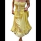 thumbnail image 2 of Vestido Informal de Verano 2025 para Mujer, Sin Mangas, con Tirantes Finos, Ribete de y Volantes Fruncidos. Amarillo XL, 2 of 10