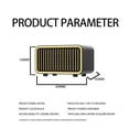 thumbnail image 4 of Space Heater 800W PTC Ceramic Low Noise Fast Heating Portable Heater Fan with 30 Degrees -Over and Overheat Protection 2 Gears Adjustable for Bedroom Office Indoor Use, 4 of 7