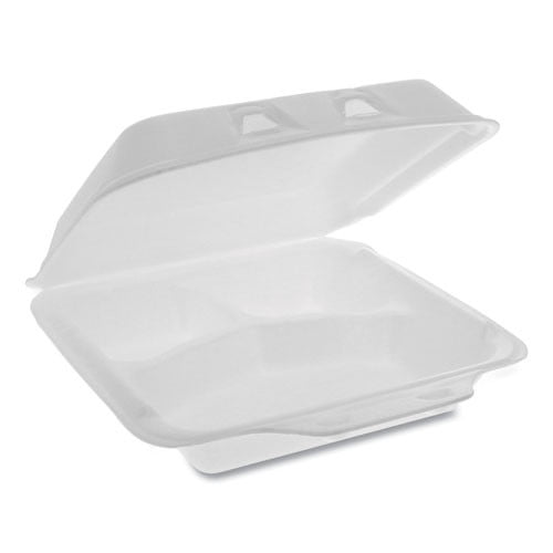 PACTIV High heat to go food container biodegradable 8x8 