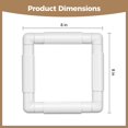 thumbnail image 4 of Plastic Q Snap Frame for Cross Stitch Square Design, Easy Assembly, Perfect for Embroidery, Quilting, Needlepoint, Silk Painting, 4 of 5