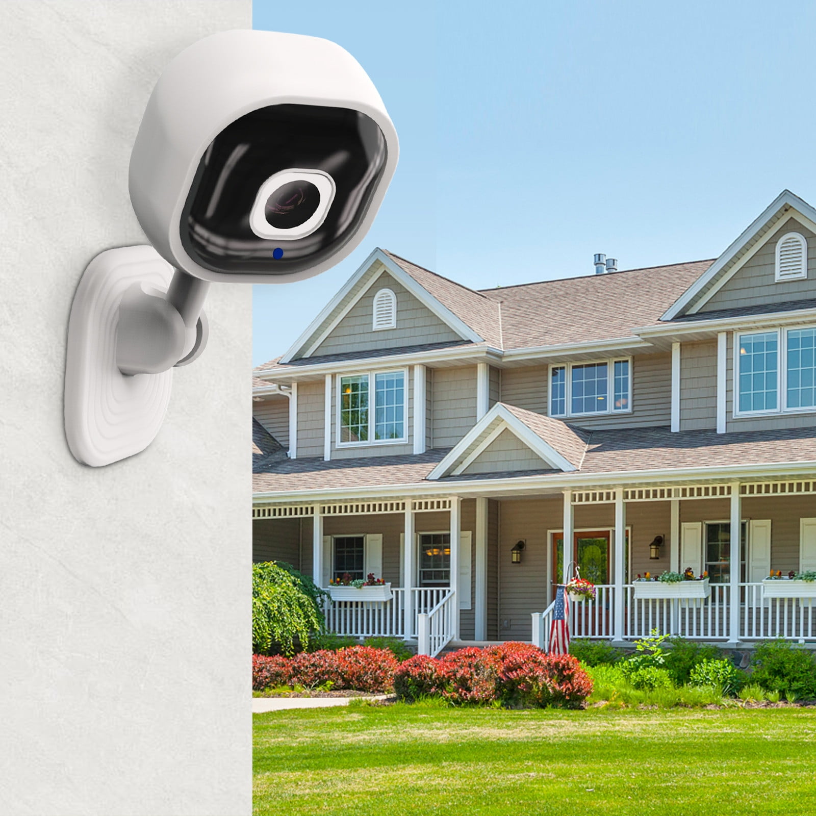 TaTaai 2Pcs WiFi Indoor Camera for Home Security, 24/7 Recording Camera for Office/House/Apartment