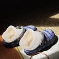 thumbnail image 3 of GOOHOCHY 2 pares de zuecos de invierno con forro para sandalias, pantuflas, zuecos sin cordones, forro cálido, 3 of 8