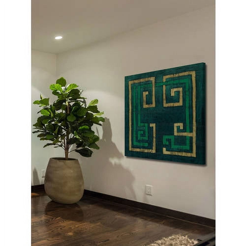 Marmont Hill "Emerald Diversion II" Painting Print on Wrapped Canvas