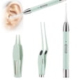 thumbnail image 3 of 3 Pieces/Set Baby Adults LED Earwax Tool Pick Portable Glowing Ear Wax Remover Extractor Tweezer Battery Powered Home Accessory, 3 of 8