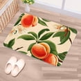 thumbnail image 5 of Peach Non-Slip Polyester Door Mat Floor Mats Bath Rugs Machine Washable, 5 of 6