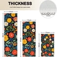 thumbnail image 4 of Pioneer Flower Floral Print Pattern Kitchen Rugs Sets Of 3,Kitchen Runner Rugs Non Skid Washable,Decorative Kitchen Floor Mats for Kitchen,Sink,Laundry,17"x30"+ 17"x47" + 17"x59", 4 of 6