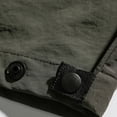 thumbnail image 4 of Men's Fleece Lined Parachute Hiking Pants Outdoor Windproof Waterproof Outdoor Cargo Pants Casual Work Ski Pants with Muti Pockets Size 3XL Army Green, 4 of 9