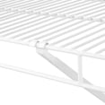 thumbnail image 6 of Heavy-Duty Wire Shelf Kit 4 ft Wall Mounted Set of 2 Floating Storage, 6 of 9