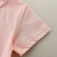thumbnail image 6 of WOLLED Baby Toddler Short Sleeve T-Shirt for Girls Summer 100% Organic Cotton Tee Shirt Kids Crew Neck Cartoon Tees Shirts,Size 2-8T, 6 of 10