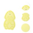 thumbnail image 3 of Unique Bargains 1 Pc Cartoon Bath Brush Body Scrubber for Bathroom 4.53"x2.76"x1.1" Lemon Yellow, 3 of 7