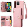 thumbnail image 1 of Case for Google Pixel 4 Magnetic Leather Zipper Wallet Cover Card Holder, 1 of 5