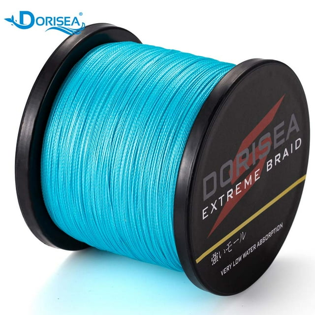 4 strands 300M 500M 1000M Japan Ultra Strong PE Extreme Braid Fishing Line Multifilament Fiber Fish Wire Blue 300M 30LB