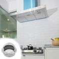 thumbnail image 1 of OULII 1Pc Stainless Steel Range Hood Cover Silver Sturdy Exhaust Outlet Hood for Protection, 1 of 3