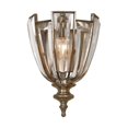 thumbnail image 1 of Bowery Hill Contemporary Iron 1 Light Crystal Wall Sconce, 1 of 2