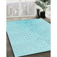 thumbnail image 2 of Ahgly Company Indoor Rectangle Patterned Blue Diamond Blue Area Rugs, 5' x 8', 2 of 6