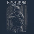 thumbnail image 3 of Freedom Isn't Free Tank Top American Hero Patriotic Soldier DD 214 POW MIA Military Warrior Veterans Day Men's Top, 3 of 7