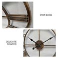 thumbnail image 3 of Garden Clock Outdoor Garden Wall Clock Large Roman Numeral Garden Clock Outdoor Iron Clock Outdoor, 3 of 5
